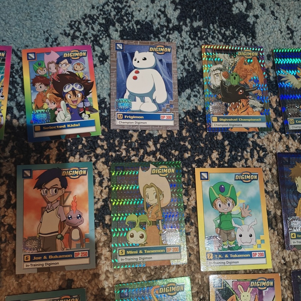 Vintage 1999 Digimon Cards lot of 35 [No Rares] Champion Level and Lower - Picture 3 of 7